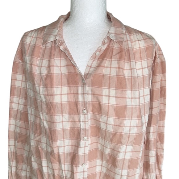 Madewell Central Long Sleeve Button Down Shirt in Danville Plaid - L - Picture 5 of 12